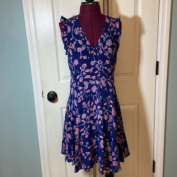 Nwot Rebecca Taylor Silk Kyoto Floral Dress - Picture 4 of 12